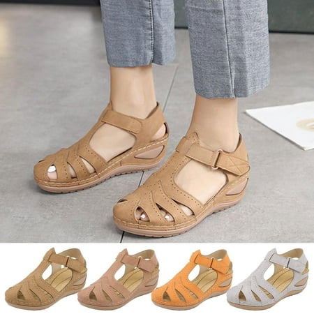 Cethrio Womens Comfortable Wedge Sandals- Footbed Wedge Slip on on Clearance Wide Width Pink Dressy Sandals/ Slides Size 9
Cethrio Womens Comfortable Wedge Sandals- Footbed Wedge Slip on on Clearance Wide Width Pink Dressy Sandals/ Slides Size 9