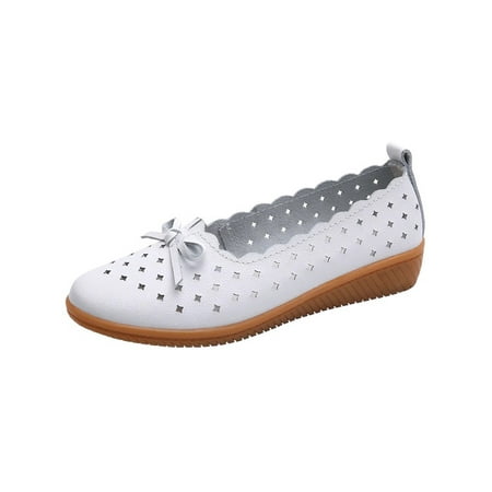 SIMANLAN Ladies Flats Comfort Casual Shoes Slip On Loafers Women Breathable Walking Shoe Womens Non-slip White Hollow Out 4.5
SIMANLAN Ladies Flats Comfort Casual Shoes Slip On Loafers Women Breathable Walking Shoe Womens Non-slip White Hollow Out 4.5