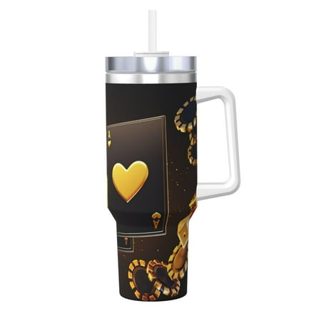 Uemuo Casino Playing Cards Print 40oz Ice Bully With Handle And Straw Stainless Steel Vacuum Insulated Cup And 2 In 1 Straw Lid Insulated Travel Tumbler
Uemuo Casino Playing Cards Print 40oz Ice Bully With Handle And Straw Stainless Steel Vacuum Insulated Cup And 2 In 1 Straw Lid Insulated Travel Tumbler