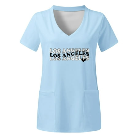 Women s Scrubs Top Plus Size V Neck Short Sleeved Prints Shirts With Pocket Nurse Uniforms Women
Women s Scrubs Top Plus Size V Neck Short Sleeved Prints Shirts With Pocket Nurse Uniforms Women