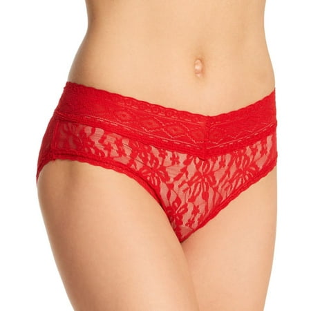 Women s Special Intimates SP1011 4 Way Stretch Lace Hipster Panty (Racing Red L)