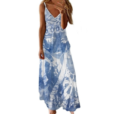 Maternity Dress Black Dress Womens Summer Casual Beach Sleeveless Suspenders Printed Dress on Clearance Cocktail Dresses for Women Evening Party Flower Girl Dress Blue 2XL
Maternity Dress Black Dress Womens Summer Casual Beach Sleeveless Suspenders Printed Dress on Clearance Cocktail Dresses for Women Evening Party Flower Girl Dress Blue 2XL