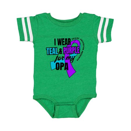 Inktastic Suicide Prevention I Wear Teal and Purple for My Opa Gift Baby Boy or Baby Girl Bodysuit
Inktastic Suicide Prevention I Wear Teal and Purple for My Opa Gift Baby Boy or Baby Girl Bodysuit
