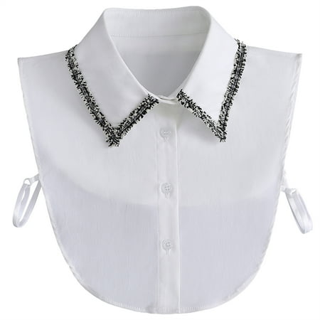 NUOLUX Half-shirt Blouse Fake Collar Detachable Fake Collar for Office Lady Work Fake Collar
NUOLUX Half-shirt Blouse Fake Collar Detachable Fake Collar for Office Lady Work Fake Collar
