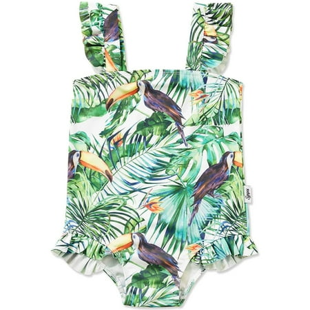 Baby Girl One Piece Swimsuit Ruffle Swimwear Cute Floral Print Toddler Girl Beach Bathing Suit for 3 Months-3 Years
Baby Girl One Piece Swimsuit Ruffle Swimwear Cute Floral Print Toddler Girl Beach Bathing Suit for 3 Months-3 Years