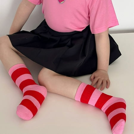 LYCAQL Toddler Socks Summer Fashion Rainbow Color Striped Thin Breathable Autumn Cartoon Fashion 3pcs Child (Yellow 3-5 Years)
LYCAQL Toddler Socks Summer Fashion Rainbow Color Striped Thin Breathable Autumn Cartoon Fashion 3pcs Child (Yellow 3-5 Years)
