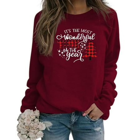 jsaierl Womens Christmas Sweatshirts Crew Neck Long Sleeve Shirts Christmas Tree Pattern Tops Thermal Fashion 2022 Blouse Tee Xmas Pullover Gifts
jsaierl Womens Christmas Sweatshirts Crew Neck Long Sleeve Shirts Christmas Tree Pattern Tops Thermal Fashion 2022 Blouse Tee Xmas Pullover Gifts