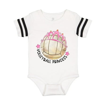 Inktastic Volleyball Princess- Tiara Gift Baby Girl Bodysuit