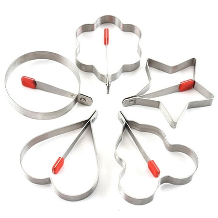 Stainless Steel Fried Egg Pancake Forming Machine Fried Egg Mold Fried Egg Cooking Tool Kitchen Accessories 5PCS
Stainless Steel Fried Egg Pancake Forming Machine Fried Egg Mold Fried Egg Cooking Tool Kitchen Accessories 5PCS