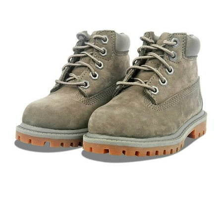 Timberland TB0A14XH Toddler Gray 6 Inch Premium Waterproof Boots Size 7.5 HS2759