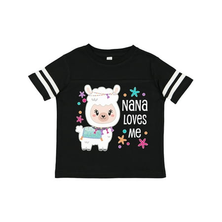 Inktastic Nana Loves Me- Cute and Happy Llama Gift Toddler Boy or Toddler Girl T-Shirt
Inktastic Nana Loves Me- Cute and Happy Llama Gift Toddler Boy or Toddler Girl T-Shirt
