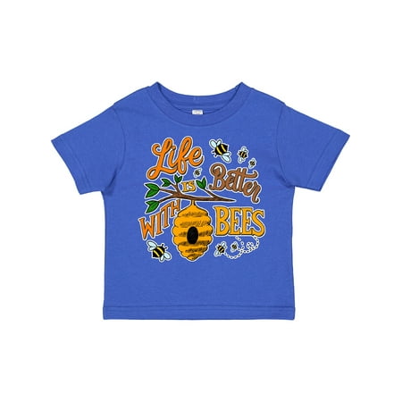 Inktastic Life is Better with Bees with Beehive Illustration Boys or Girls Toddler T-Shirt
Inktastic Life is Better with Bees with Beehive Illustration Boys or Girls Toddler T-Shirt