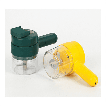 4In1 Multifunctional Electric Vegetable Cutter Slicer Garlic Mud Masher Garlic Chopper Cutting Pressing Mixer Dark Green
4In1 Multifunctional Electric Vegetable Cutter Slicer Garlic Mud Masher Garlic Chopper Cutting Pressing Mixer Dark Green