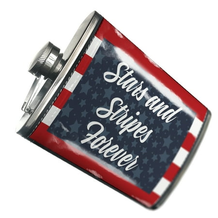 NEONBLOND Flask Stars and Stripes Forever Fourth of July Stars and Stripes