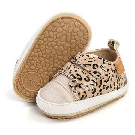 Baby Boys Girls Shoes Infant Sneakers Non Slip Rubber Sole Toddler First Walker Outdoor Crib Shoes 0-18M