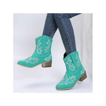 Audeban Fashion Pointed Toe Western Boots - Women’s Cowgirl Mid Calf Boots Size 4-12
Audeban Fashion Pointed Toe Western Boots - Women’s Cowgirl Mid Calf Boots Size 4-12