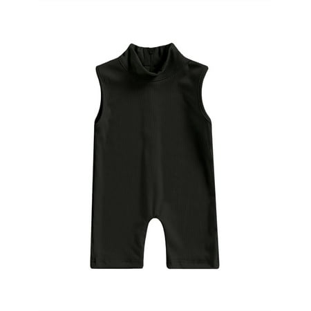 Calsunbaby Toddler Baby Girls Summer Romper Infants Solid Color High Neck Sleeveless Short Jumpsuit One-Piece Streetwear
Calsunbaby Toddler Baby Girls Summer Romper Infants Solid Color High Neck Sleeveless Short Jumpsuit One-Piece Streetwear