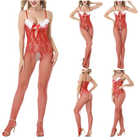 Lingerie for Women Dqueduo Women s One-piece Sexy Christmas Dress Red One-piece Bodysuit Sexy Lingerie Valentines Day Gifts on Clearance
Lingerie for Women Dqueduo Women s One-piece Sexy Christmas Dress Red One-piece Bodysuit Sexy Lingerie Valentines Day Gifts on Clearance