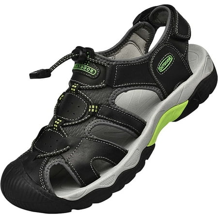 Men s Closed Toe Sports Sandals Fashion Breathable Premium Leather Athletic Sandals Non-Slip Comfortable Outdoor Sports Beach Shoes
Men s Closed Toe Sports Sandals Fashion Breathable Premium Leather Athletic Sandals Non-Slip Comfortable Outdoor Sports Beach Shoes