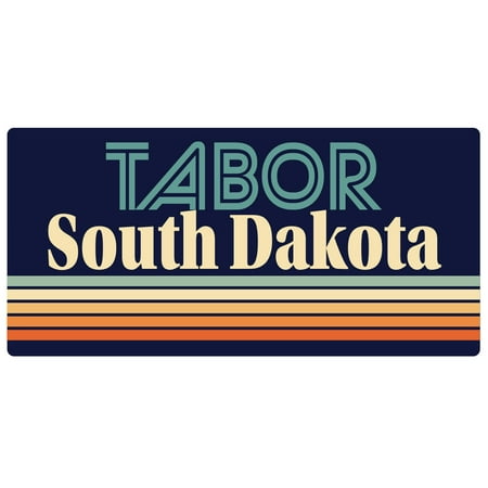 Tabor South Dakota 5 x 2.5-Inch Fridge Magnet Retro Design