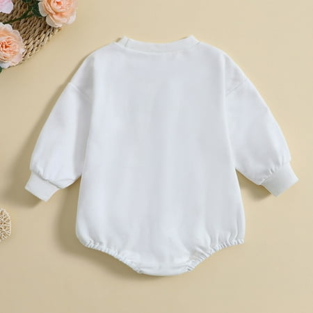 Cathalem Boys Girls Valentine s Day Long Sleeve Letter Printed Pullover Romper Sweatshirt Girl Summer Outfits Childrenscostume A 9-12 Months
Cathalem Boys Girls Valentine s Day Long Sleeve Letter Printed Pullover Romper Sweatshirt Girl Summer Outfits Childrenscostume A 9-12 Months