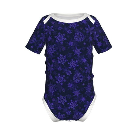 Lukts purple flower Snowflake Print Baby Short Sleeve Romper Onesie for Newborn Baby Boys and Girls-3 Months
Lukts purple flower Snowflake Print Baby Short Sleeve Romper Onesie for Newborn Baby Boys and Girls-3 Months