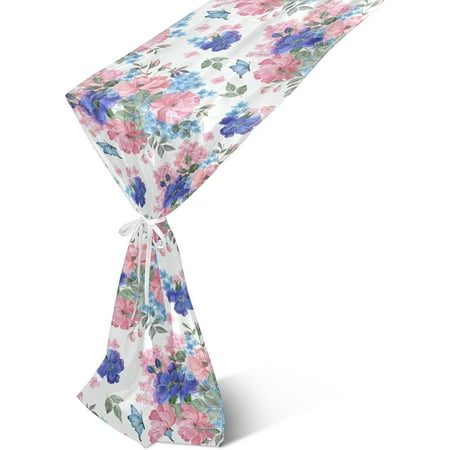 Hyjoy Table Runner Flowers & Butterflies Machine Washable Non-Slip Farmhouse Table Runners for Dinner Party Holidays Home Decor 13 x 90 Inch
Hyjoy Table Runner Flowers & Butterflies Machine Washable Non-Slip Farmhouse Table Runners for Dinner Party Holidays Home Decor 13 x 90 Inch