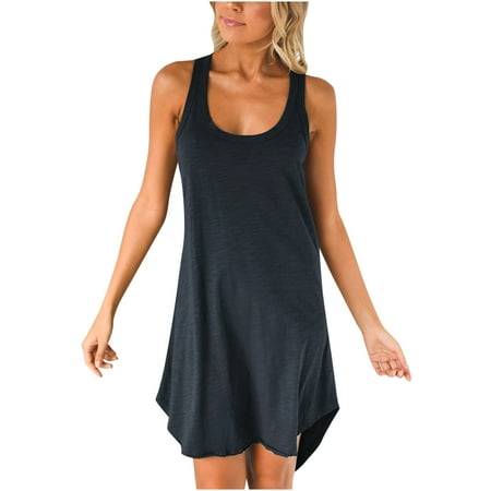 Juebong Women U-Neck Sleeveless Racer Back Solid Sleeveless Sport Casual Skirt Dress
Juebong Women U-Neck Sleeveless Racer Back Solid Sleeveless Sport Casual Skirt Dress