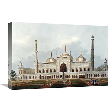 22 in. Mosque at Lucknow Art Print - J. Hill