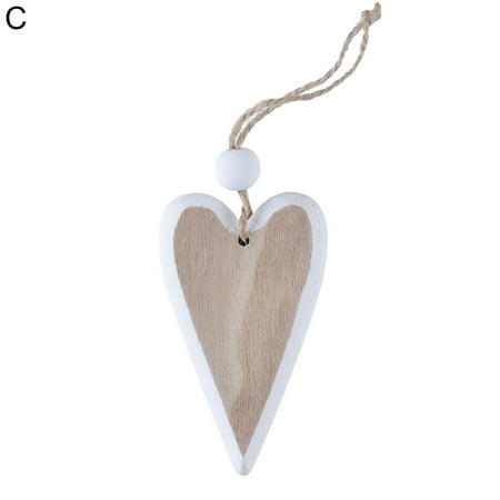Wanwan Nice-looking Heart Pendant Romantic Wood DIY Crafts Hanging Heart Decor Party Supplies
Wanwan Nice-looking Heart Pendant Romantic Wood DIY Crafts Hanging Heart Decor Party Supplies