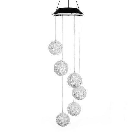 Hloma Solar Color Changing Wind Chime LED Ball Pendant Light Home Yard Garden Decor
Hloma Solar Color Changing Wind Chime LED Ball Pendant Light Home Yard Garden Decor