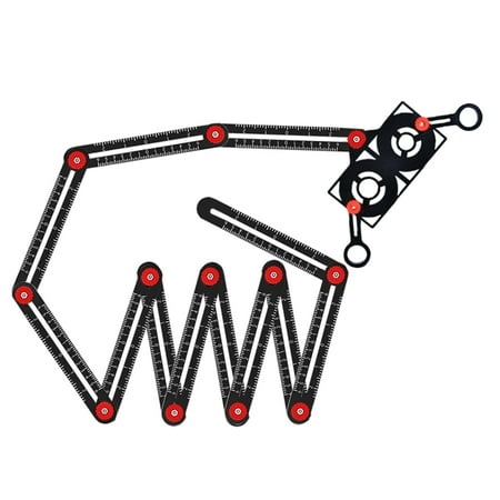 FAIOIN Multi Angle Ruler Aluminum Alloy 6/12 Fold Ruler Angle Finder Ceramic Tile Opening Positioner Angle 0pening Locator
FAIOIN Multi Angle Ruler Aluminum Alloy 6/12 Fold Ruler Angle Finder Ceramic Tile Opening Positioner Angle 0pening Locator