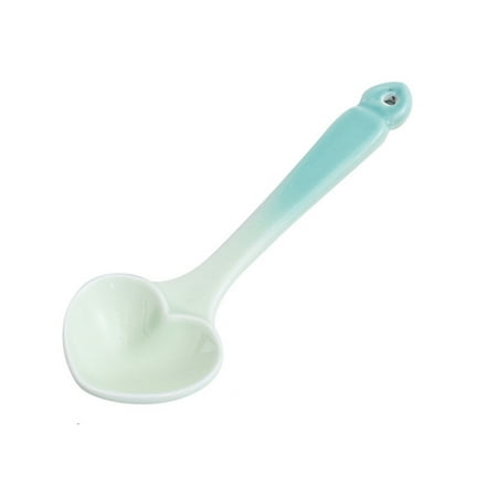 HOMEMAXS 1pc Household Ceramic Heart-shaped Dessert Spoon Creative Flatware Tableware for Home Restaurant (Light Green)
HOMEMAXS 1pc Household Ceramic Heart-shaped Dessert Spoon Creative Flatware Tableware for Home Restaurant (Light Green)