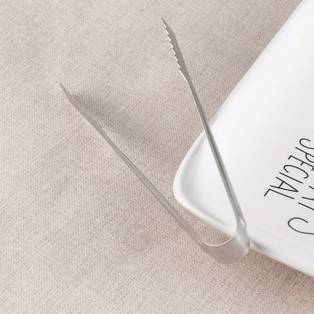 4 Pcs 15CM Stainless Steel Mini Food Serving Tongs Practical Ice Cube Tongs Bread Clip Home Bar Supplies (YH65-A Sanding)
4 Pcs 15CM Stainless Steel Mini Food Serving Tongs Practical Ice Cube Tongs Bread Clip Home Bar Supplies (YH65-A Sanding)