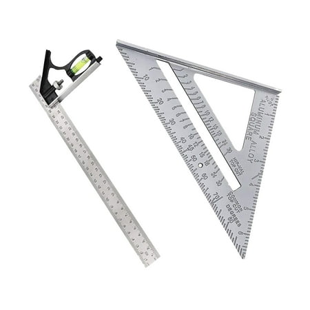 Measuring Ruler Combination Ruler Set Adjustable Measuring Combination Ruler 3ml Clearance