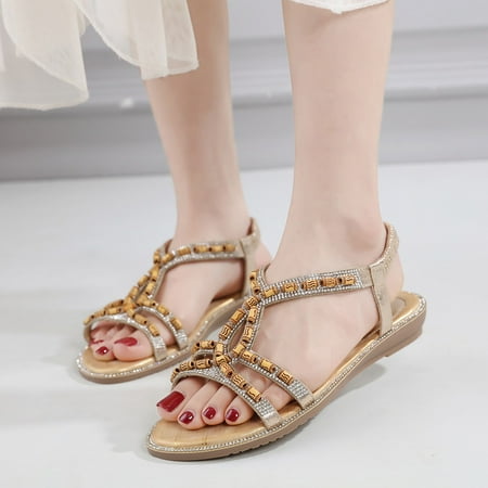 Summer Sandals for Women 2024 Summer Sandals Comfortable Sandals Womens Sandals ComfortableWomen s Summer Chic Boho Open Toed Sandals Flat Rhinestone SandalsGold41
Summer Sandals for Women 2024 Summer Sandals Comfortable Sandals Womens Sandals ComfortableWomen s Summer Chic Boho Open Toed Sandals Flat Rhinestone SandalsGold41