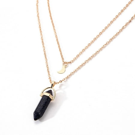 Kayannuo Clearance Womens Natural Stone Crystal Glass Hexagonal Column Pendant Irregular Necklace
Kayannuo Clearance Womens Natural Stone Crystal Glass Hexagonal Column Pendant Irregular Necklace