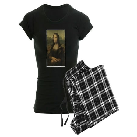 CafePress - Mona Lisa - Women s Dark Pajamas