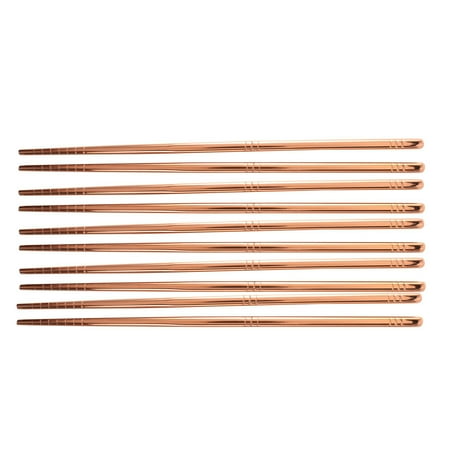 Stainless Steel Chopsticks Series-Reusable Multicolor Lightweight 304 Stainless Steel Chopsticks Metal Chopsticks 5 Pairs Gift Set Rose Gold
Stainless Steel Chopsticks Series-Reusable Multicolor Lightweight 304 Stainless Steel Chopsticks Metal Chopsticks 5 Pairs Gift Set Rose Gold