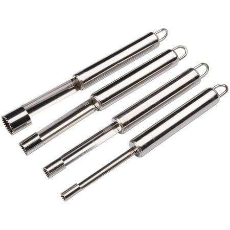 4 Pieces Corer and Pitter Multi-Function Corer Remover Stainless Steel Fruit Pitter Tool with Serrated Blade for Home Kitchen Pear Cherry Jujube Red Date 4 Sizes
4 Pieces Corer and Pitter Multi-Function Corer Remover Stainless Steel Fruit Pitter Tool with Serrated Blade for Home Kitchen Pear Cherry Jujube Red Date 4 Sizes