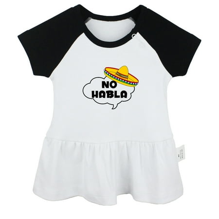 No Habla Funny Dresses For Baby Newborn Babies Skirts Infant Princess Dress 0-24M Kids Graphic Clothes (Black Raglan Dresses 18-24 Months)
No Habla Funny Dresses For Baby Newborn Babies Skirts Infant Princess Dress 0-24M Kids Graphic Clothes (Black Raglan Dresses 18-24 Months)