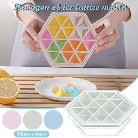 Savings Clearance! Paiwinds New Type Hexagonal DIY Ice Tray With Tray For Household Use (Pink Green Blue)
Savings Clearance! Paiwinds New Type Hexagonal DIY Ice Tray With Tray For Household Use (Pink Green Blue)