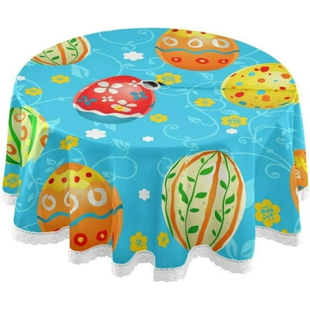 Hyjoy 60 Easter Bunny Eggs Outdoor Round Tablecloth Waterproof Stain-Resistant Non-Slip Circular Tablecloth with Umbrella Hole and Zipper for Tabletop Backyard Party BBQ Decor
Hyjoy 60 Easter Bunny Eggs Outdoor Round Tablecloth Waterproof Stain-Resistant Non-Slip Circular Tablecloth with Umbrella Hole and Zipper for Tabletop Backyard Party BBQ Decor