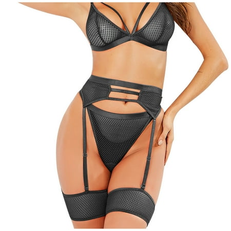 Muxika Sexy Lingerie Set for Women Exotic Strappy Mesh Lingerie Underwear Lace Bra & Panty Women s 2 Piece Lingerie for Play Valentine s Day Gifts for Girlfriend
Muxika Sexy Lingerie Set for Women Exotic Strappy Mesh Lingerie Underwear Lace Bra & Panty Women s 2 Piece Lingerie for Play Valentine s Day Gifts for Girlfriend
