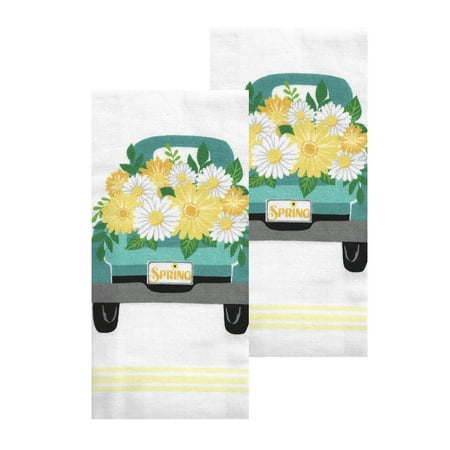 Spring Flowers Kitchen Towels 2 Piece Set Blue Truck Daisies Multi-Color Wholesale Merchandisers
Spring Flowers Kitchen Towels 2 Piece Set Blue Truck Daisies Multi-Color Wholesale Merchandisers