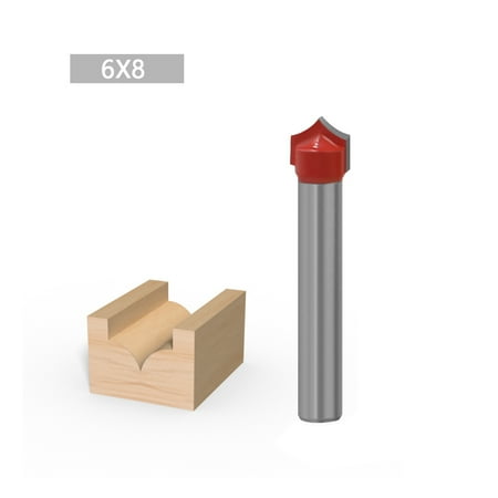 KKmoon Router Bits Point Cutting Round Edge 6mm Shank 8mm Blade for Woodworking Milling Cutter Tool
KKmoon Router Bits Point Cutting Round Edge 6mm Shank 8mm Blade for Woodworking Milling Cutter Tool