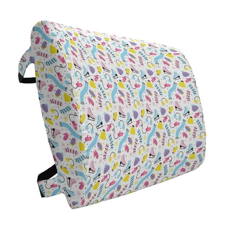 Ice Skates Lumbar Pillow Colorful Repetitive Pattern of Winter Clothes with Snowflake Motifs Soft Back Cushion for Office Chairs with Adjustable Straps 14 x 13 Multicolor by Ambesonne
Ice Skates Lumbar Pillow Colorful Repetitive Pattern of Winter Clothes with Snowflake Motifs Soft Back Cushion for Office Chairs with Adjustable Straps 14 x 13 Multicolor by Ambesonne