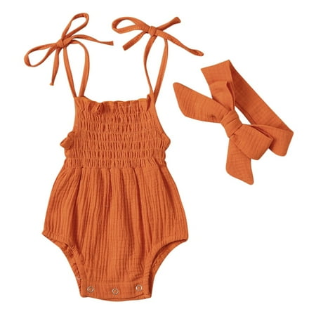nsendm New Born Winter Romper Toddler Backless Sleeveless Straps Girl Set Jumpsuit+Headband Baby 3 Month Baby Girl Yellow 6-12 Months
nsendm New Born Winter Romper Toddler Backless Sleeveless Straps Girl Set Jumpsuit+Headband Baby 3 Month Baby Girl Yellow 6-12 Months