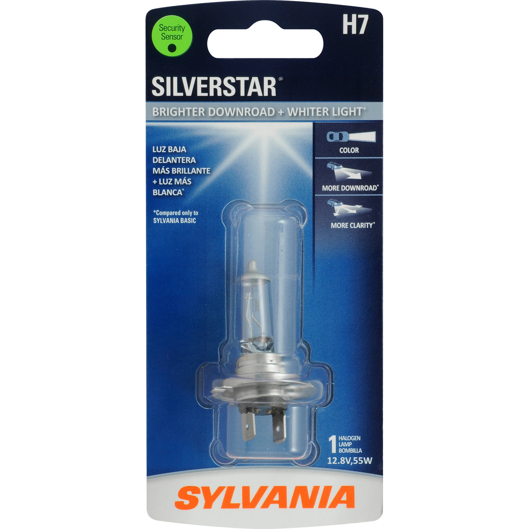 Sylvania H7 SilverStar ULTRA Headlight, Contains 2 Bulbs