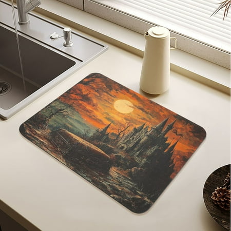 The Coffin Of The Vampire Count Drying Mat Diatomaceous Earth Super Absorbent Non-slip Rubber Sole Heat Resistant 230 Degrees Fahrenheit 19.7×15.7in
The Coffin Of The Vampire Count Drying Mat Diatomaceous Earth Super Absorbent Non-slip Rubber Sole Heat Resistant 230 Degrees Fahrenheit 19.7×15.7in
